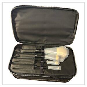 NIP Dior Backstage Makeup Brush Set with Soft Case!~ Black~ Nylon Case (D2)